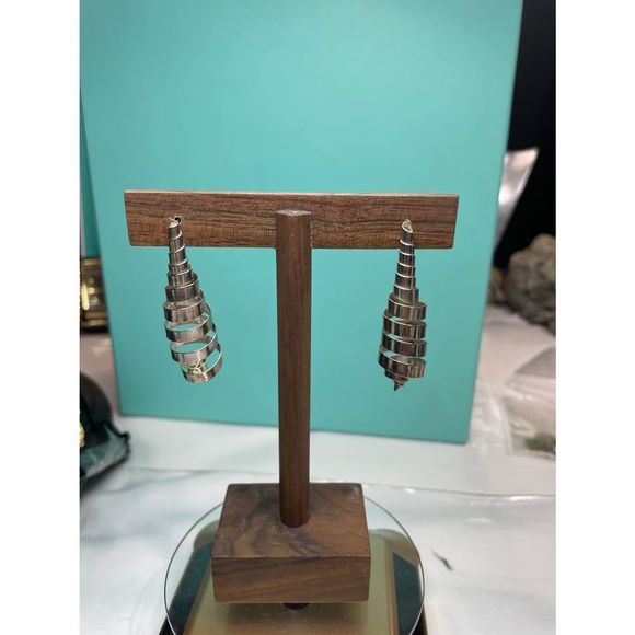 RLM STUDIOS Sterling silver swirl earrings - Picture 8 of 9